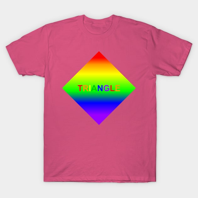 Rainbow Triangle T-Shirt by rockcock